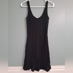 Designer Nicholas Black Textured Mini Dress